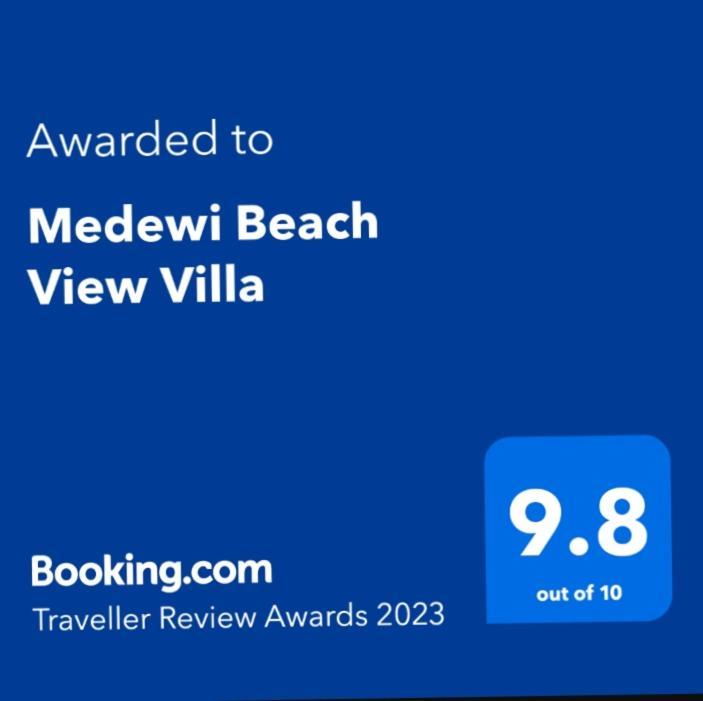 Medewi Beach View Villa Jembrana Eksteriør billede